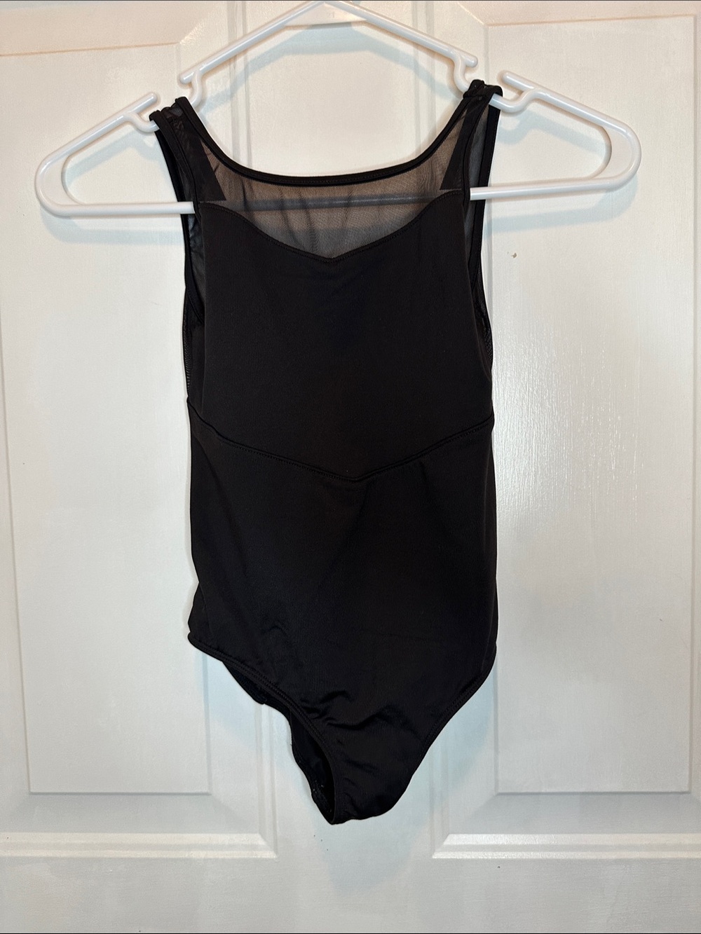 Bloch Black Girls Mesh-Back Dance Leotard